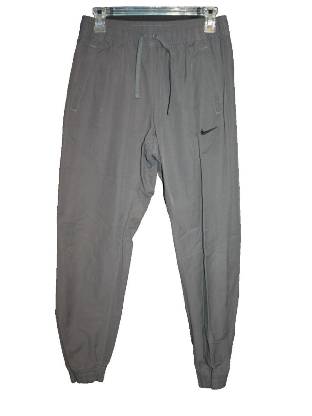 Nike Cuffed Utility Cargo Pants Men's Size Medium M Gray Elastic Waist & Cuff